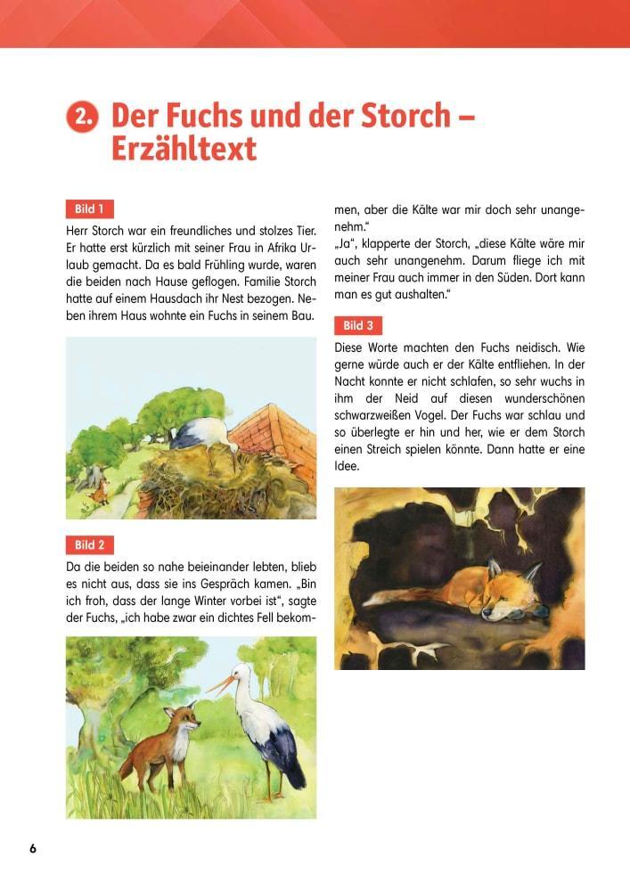 Thumbnail - Arbeitsmaterial Grundschule. Fabeln Für Den Deutschunterricht: Der