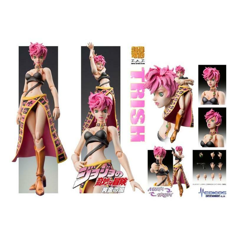 JOJO'S BIZARRE ADVENTURE Action Action Figure Chozokado TRISH UNA 15 cm MEDICOS