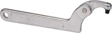 Paramount Adjustable  Pin Spanner Wrench: 1-1/4" to 3" Capacity, 1/4" Pin Diam