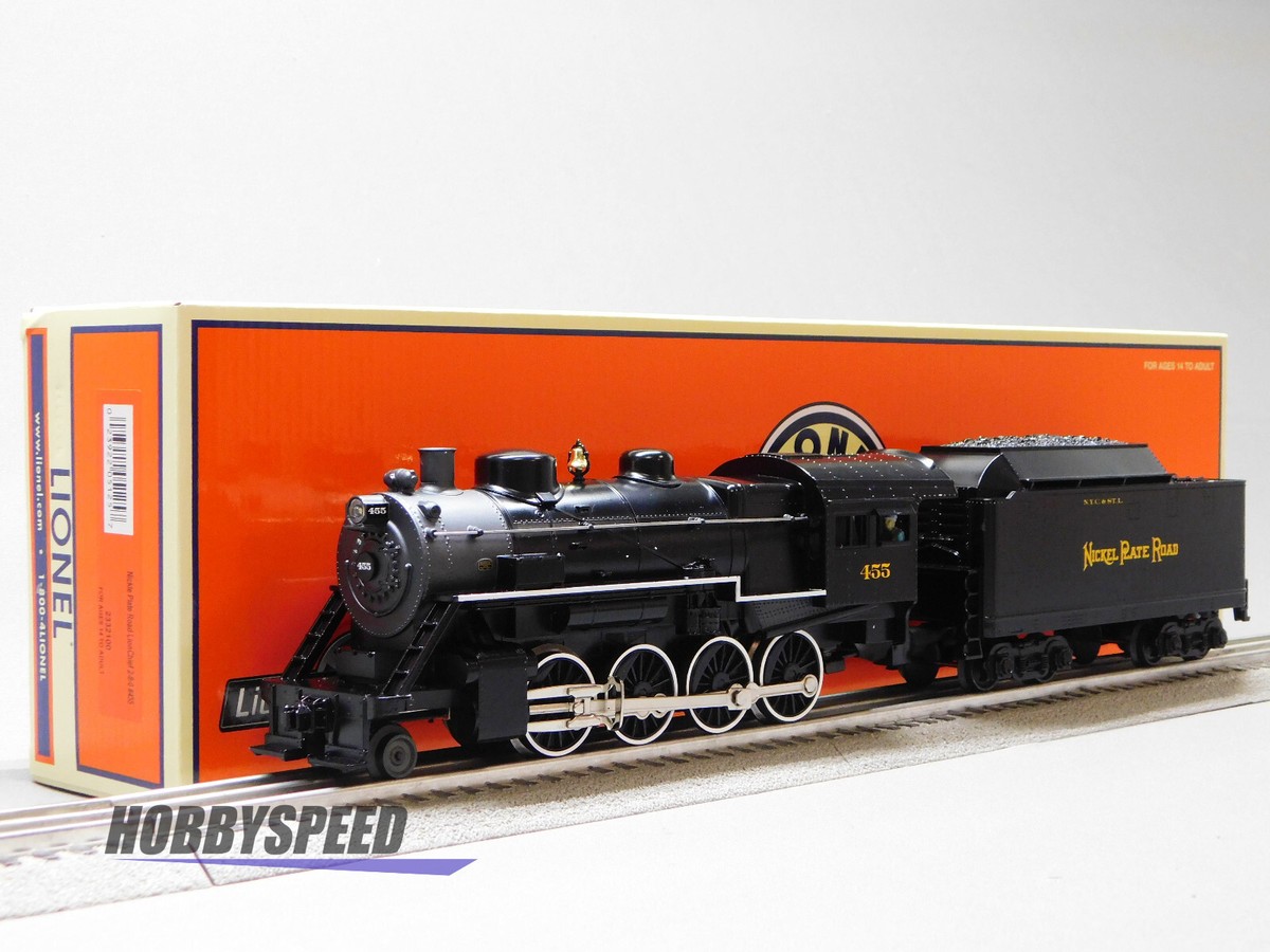 LIONEL NICKEL PLATE ROAD LIONCHIEF 2-8-0 STEAM ENGINE 455 O GAUGE