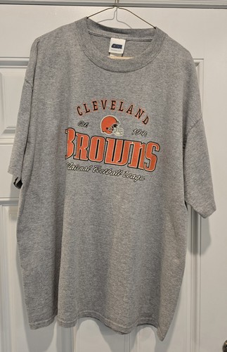 Cleveland Browns T-Shirt Men's XL Gray CSA Y2K NFL Classic Logo - Picture 5 of 7