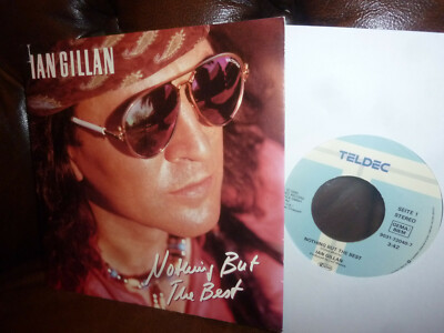 Ian Gillan, Nothing But The Best, Hole In My Vest, German Teldec Single, 7'' 1990