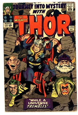 Journey into Mystery (1st Series) #123 VGF 5.0 1965 Jack Kirby Cover