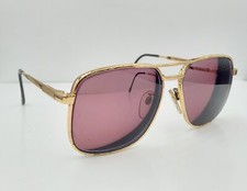 Vintage Luxottica Tony Gold Pilot Metal Sunglasses Italy FRAMES ONLY