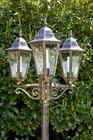 Lampadaire extérieur Lanterne de jardin Candélabre Design Classique Verre 29728
