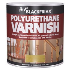 Image of Blackfriar BF0230002E1 Polyurethane Varnish P100 Clear Satin 500ml