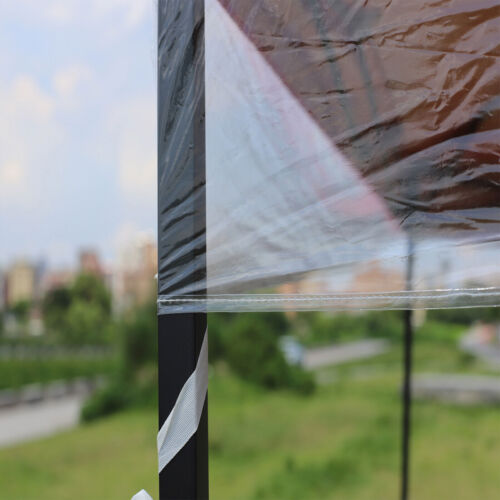 Gazebo Canopy Replacement Covers 3m X 3m Outdoor Gazebo Waterproof Transparent - Picture 3 of 7
