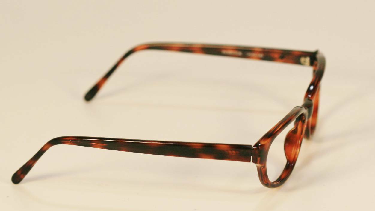Fossil HOWARD Gloss Tortoise Shell Plastic Eyeglass Frames Designer Rx