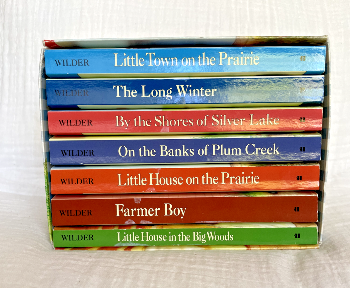 Little House On The Prairie 8 Book Box Set With Bookmark Laura