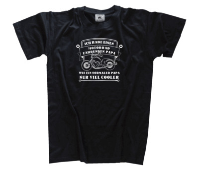 Ich habe ein.Familie Papa Mama Opa Biker Motorrad Chopper Rocker Helm T-Shirt