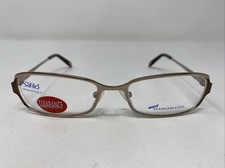 Safilo Elasta Italy 4820 0JTZ 51-17-130 Shiny Brown Eyeglasses Frame 1270