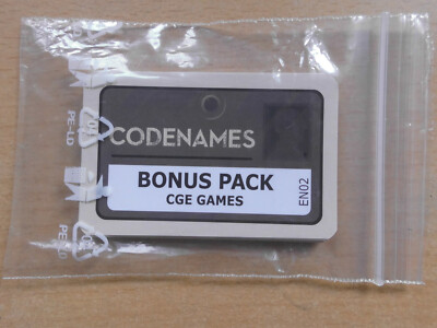 Bonus-Pack  CGE Games  für  Codenames  Spiel des Jahres 2016 Promo