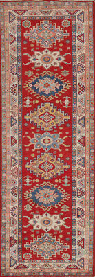 Authentic Kazak Pakistani rug Runner 9' 4'' X 2' 7''