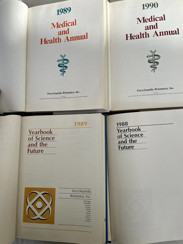 1989-1990 Medical and Health Annual /1988-1989 Science and the Future (Set of 4) - Picture 6 of 6