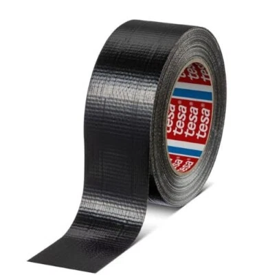 NASTRO ADESIVO TELATO RINFORZATO AMERICANO mm50X25mt NERO TESA