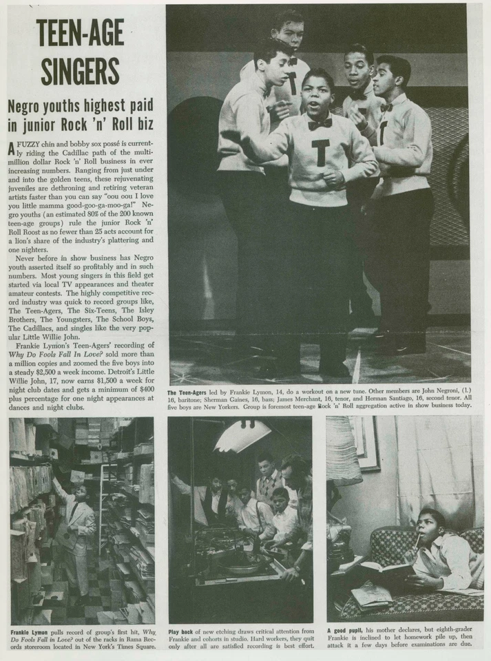 Frankie Lymon & The Teenagers - Complete Recordings (5-CD Deluxe Box Set) - V... - Image 4 of 4