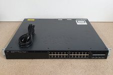 Cisco WS-C3650-24PD-L • Catalyst Switch 24 Port PoE 2x10G Uplink • Lan Base