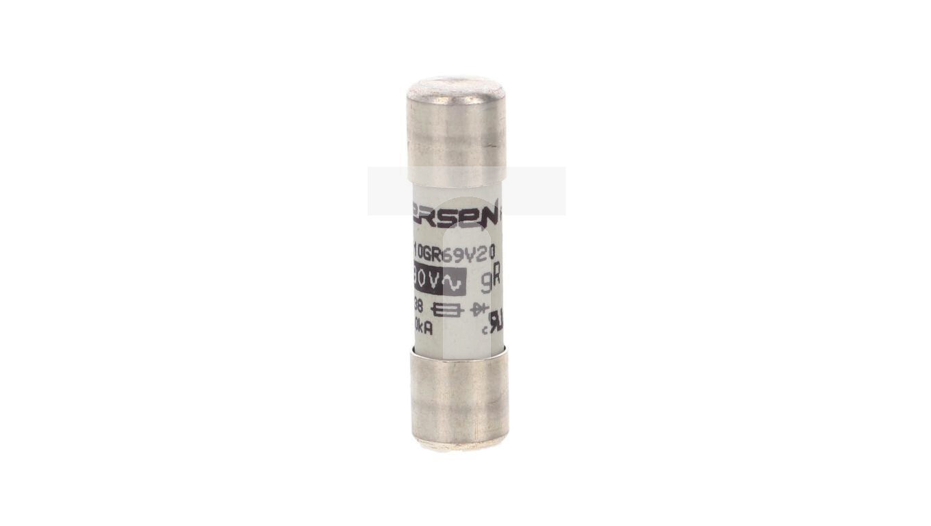 Ultra-fast full-range cylindrical fuse insert gR 690VAC 10x38 20A E101458 /T2UK