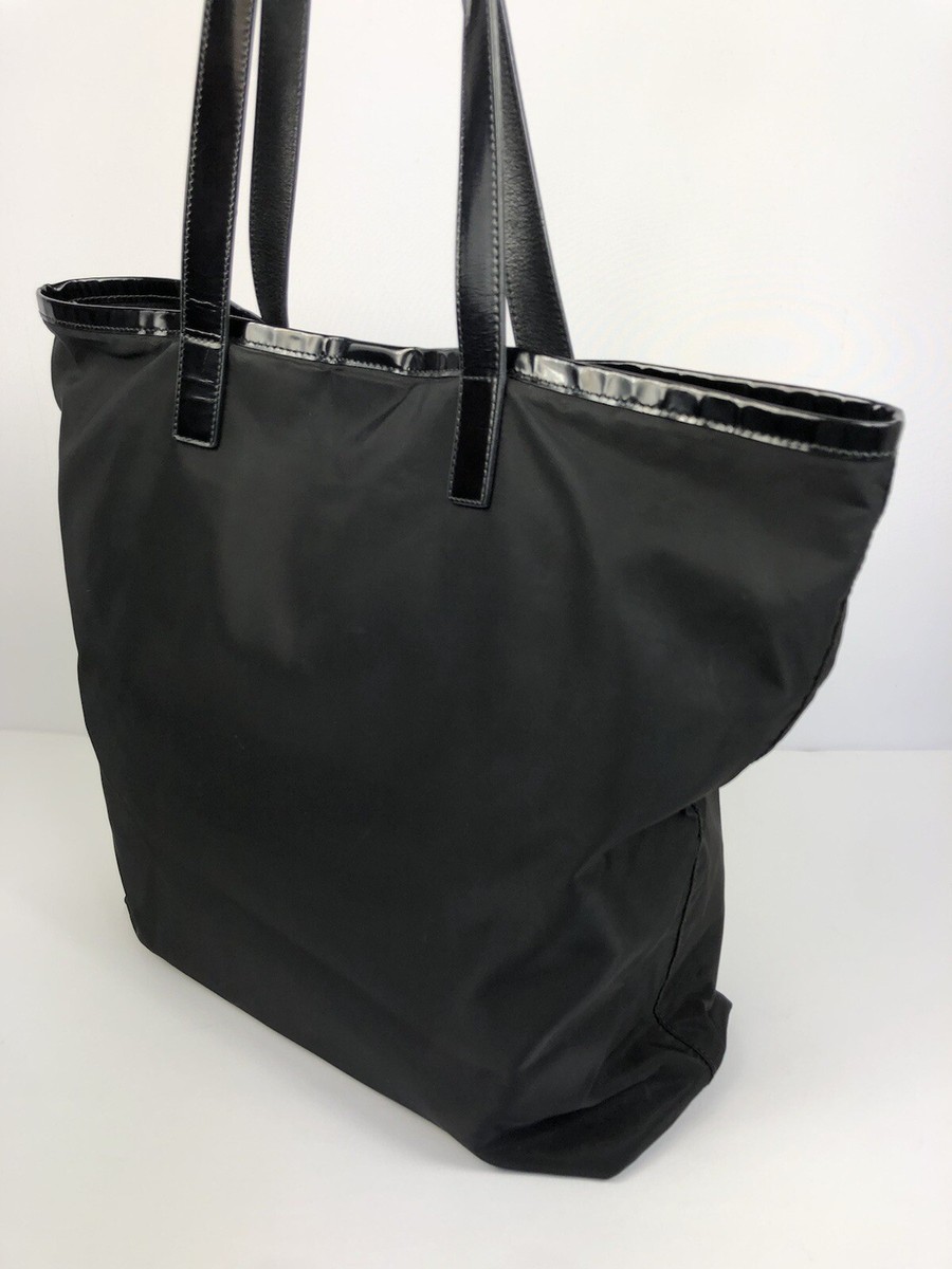 Prada tessuto nero nylon tote bag | eBay