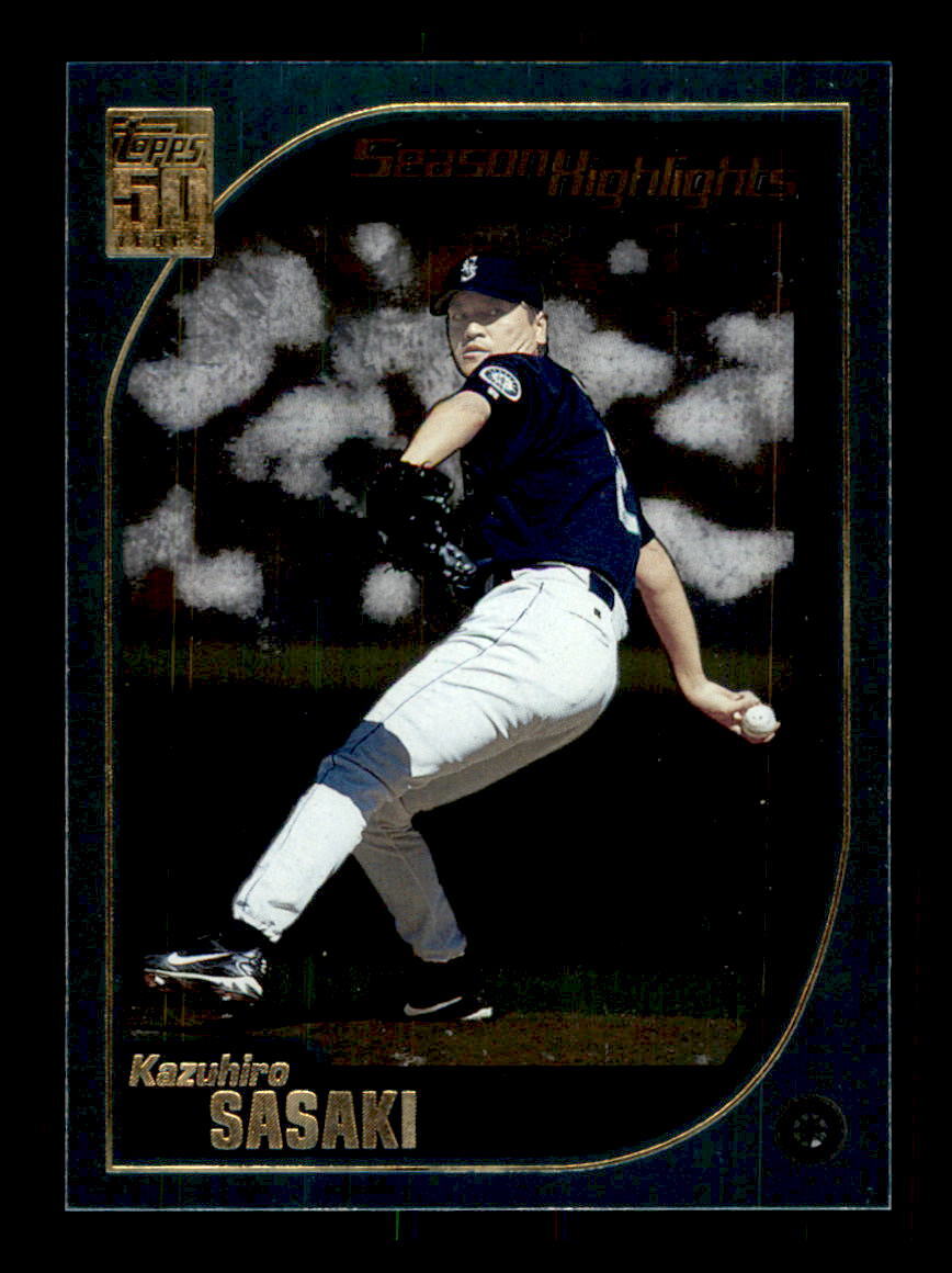 2001 Baseball Topps Kazuhiro Sasaki Seattle Mariners #391 SH | eBay