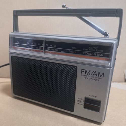 Showa retro TOSHIBA RP-1460 Radio AM/FM 1970s vintage junk from Japan - Picture 2 of 6