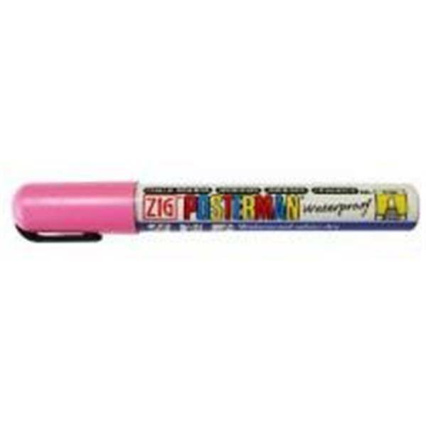 Kuretake : Zig : Posterman Chalk Board Marker : Fine (1mm Nib) : Pink