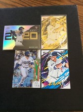 GAVIN LUX 2020 Topps Fire #182 RC Gold Minted,+ Base RC,Topps Chrome DNC-25 + 1 
