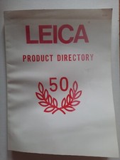Vintage 1976 Leica Product Directory Catalog 98012 Cameras Lenses FREE SHIPPING