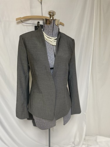 NEW Ann Taylor Pant Suit Size 4 Jacket 6 Pant Two Piece Set French Placket - Picture 24 of 24