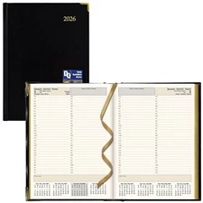 2026 Brownline CBE514 Executive Daily Planner, Hardcover, 10-3/4 x 7-3/4"