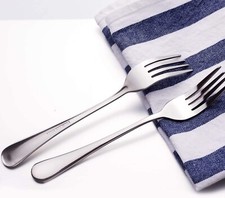Tafelgabeln, 12 Teile Edelstahl Besteck Gabeln Tafelgabel Set 8 Zoll