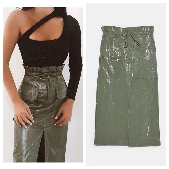 Paperbag skirt zara cheap