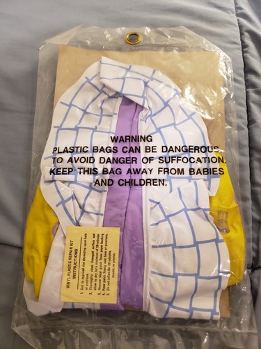 Vintage Inflatable Easter Basket 12" Sealed NEW! - Picture 3 of 3