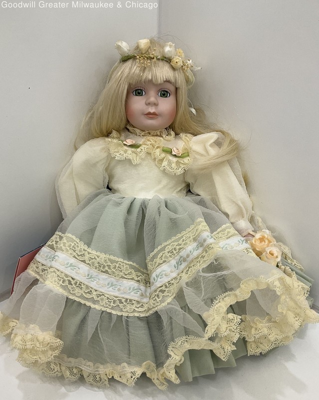 Vintage Marian Yu Designs Porcelain Doll