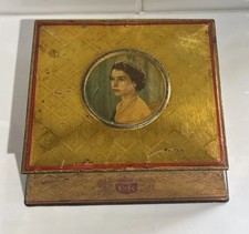 Vintage Mcvitie & Price Queen Elizabeth I 1953 Coronation Souvenir Tin