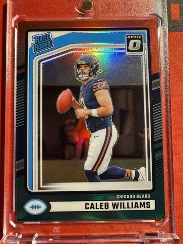 2024 Rated Rookie Caleb Williams #327 Optic Preview Red & Green Prizm (RC) 🔥🔥