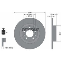2X Textar 92238003 Bremsscheibe FüR Peugeot 508 8D 8E