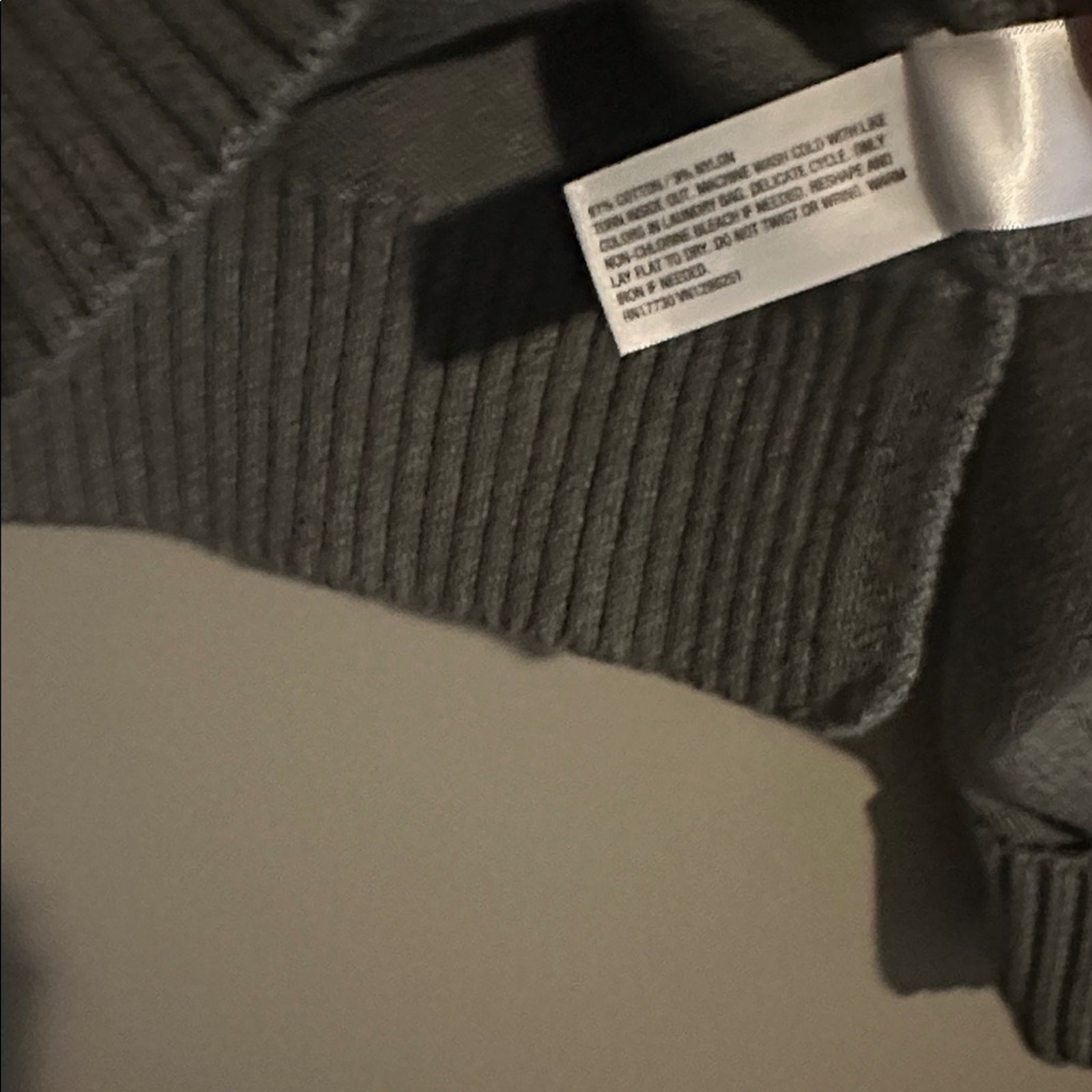 Universal Thread Gray Collared V-Neck Knit Sweate… - image 7