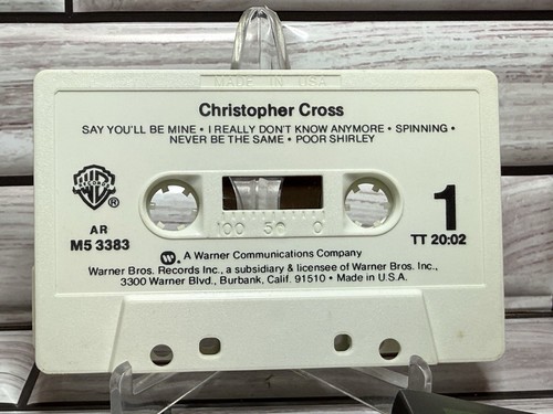 CHRISTOPHER CROSS - Cassette - Self Titled - 1979 Warner Bros. WB M5 3383 - Picture 7 of 11