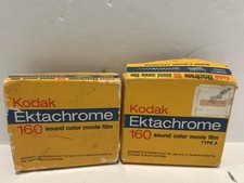 Vintage Kodak Ektachrome 160 Sound Super 8 Type A Color Film ELA 594 Lot of 2