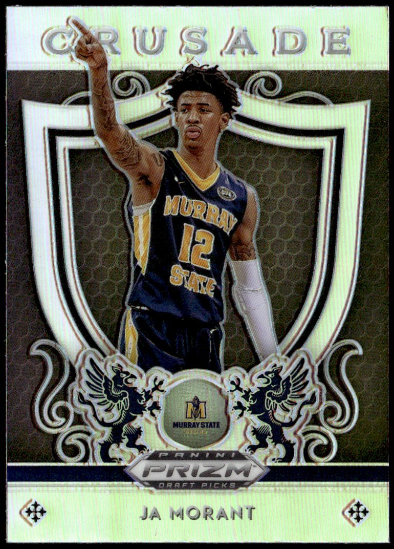 2019 Panini Prizm Draft Picks #11 Ja Morant Prizms Silver Rookie E1