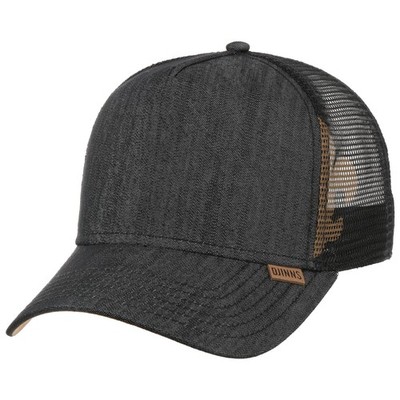 DJINNS Linen Snapback Cap Caps Baseballcaps Meshcap Truckercap