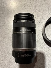 Canon EF-S 55-250 mm F/4.0-5.6 II IS Objektiv plus Zubehör