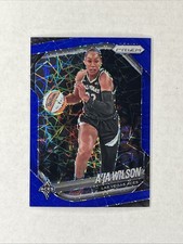 2025 Panini Prizm WNBA - A’Ja Wilson #76 Blue Velocity SP Aces