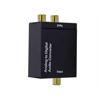 Digital Audio Converter RCA Analog to Coaxial 96KHz Noise-Free Transmission