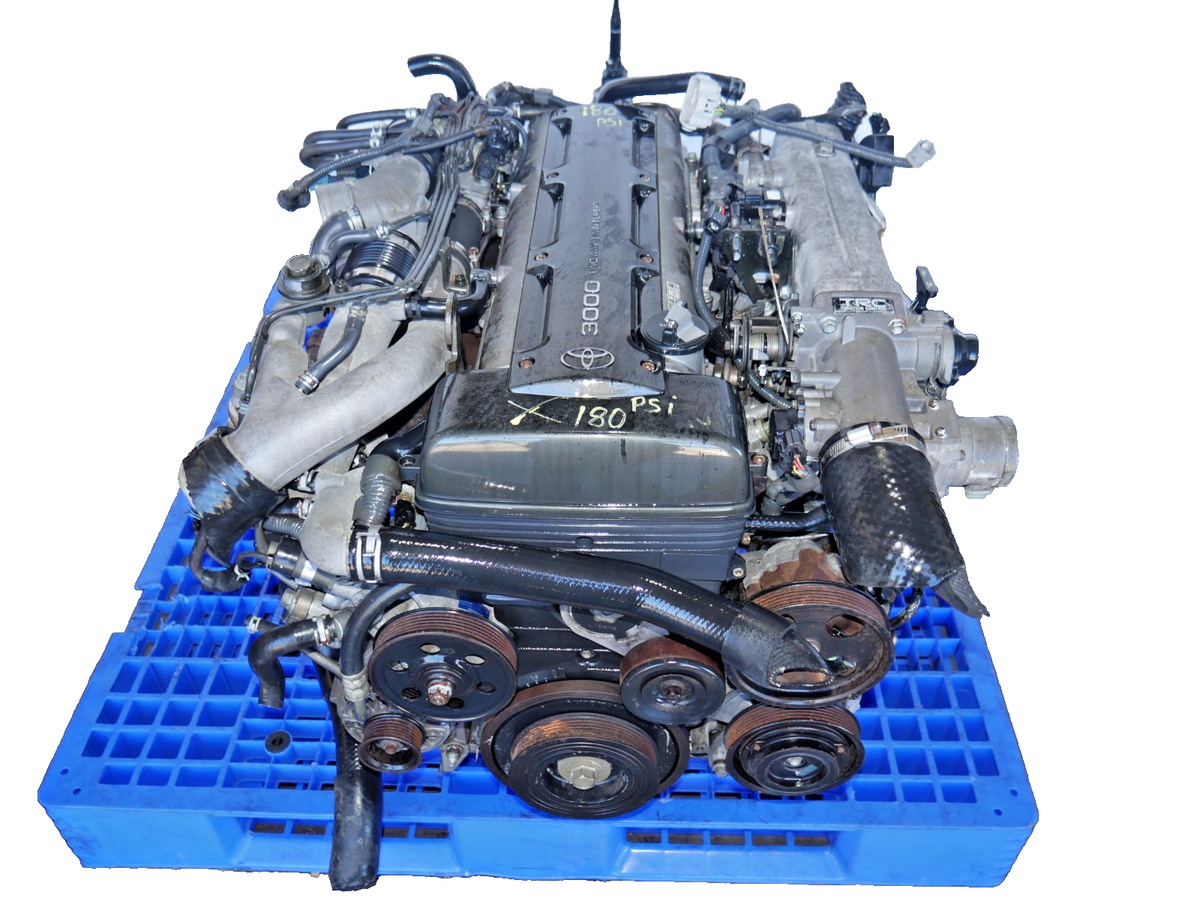 JDM SUPRA 2JZGTE NON VVTI TWIN TURBO ENGINE R154 5 SPEED MANUAL