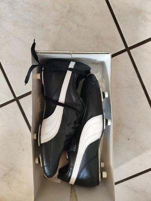 Puma Classics Pro II Mens Fußball Boots SIZE 9Leather Black