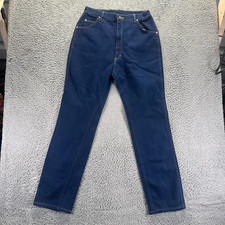 Vintage Lee Riders Jeans Womens 30x34 Blue Cotton Denim Straight Workwear USA