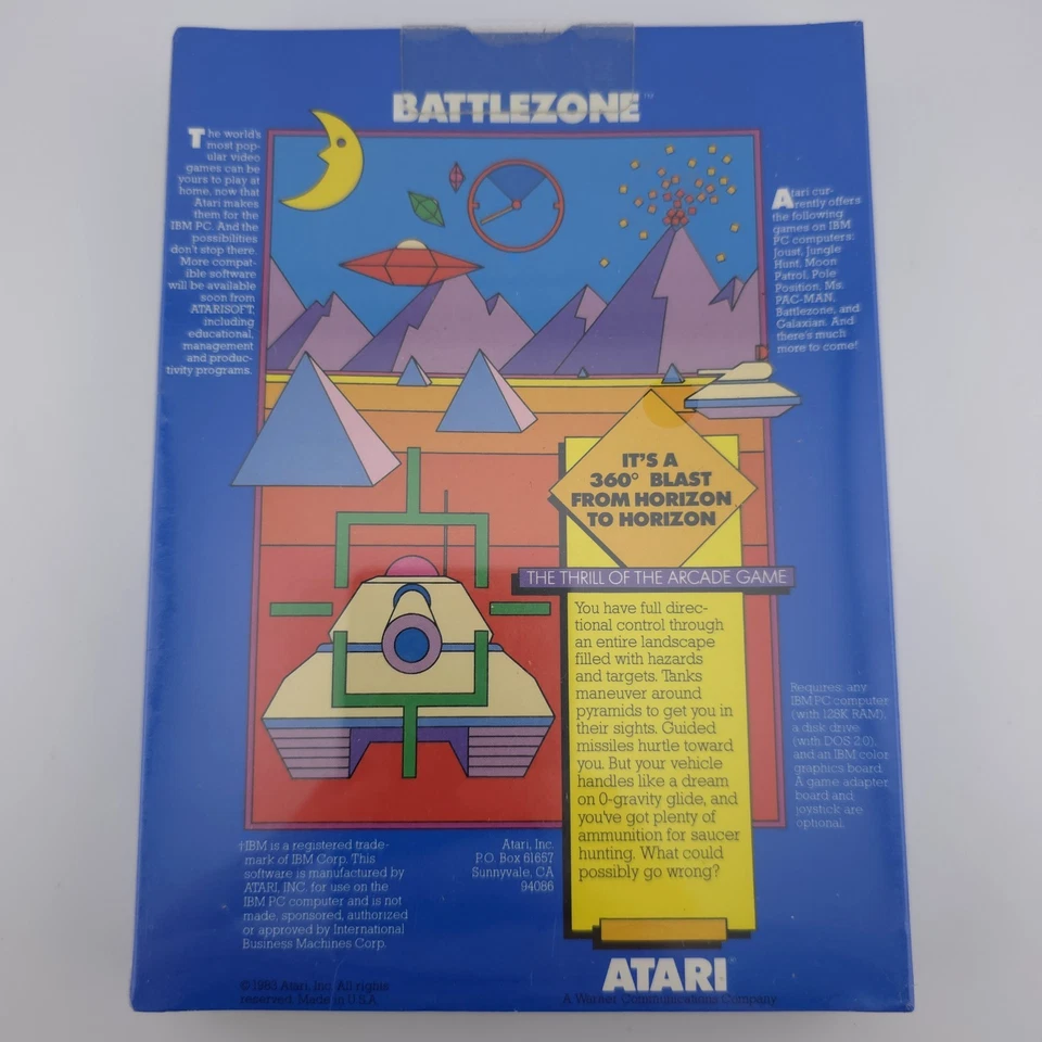 Battlezone, 1983, Small Box, New & Sealed - Image 3 of 4