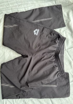 Arena Standard Team Line Warm Up Pants-Black-Mesh Lined - Size Small